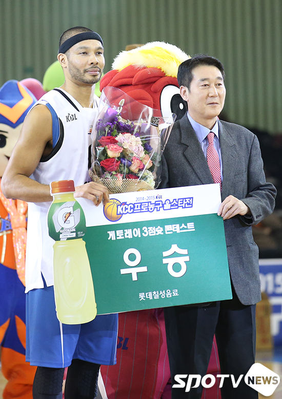 [포토S] 문태종 '3점슛 콘테스트 우승'