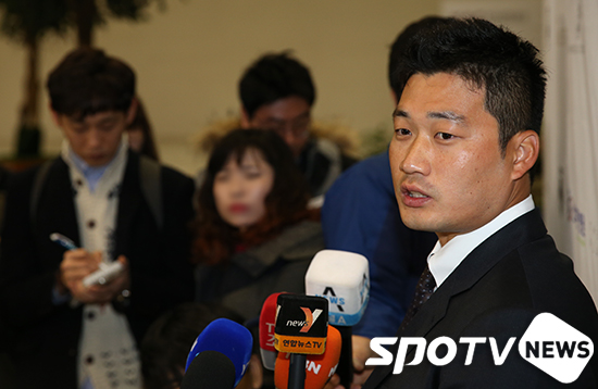 [포토S] 오승환 '교류전에 약했던 모습 잊어주세요'