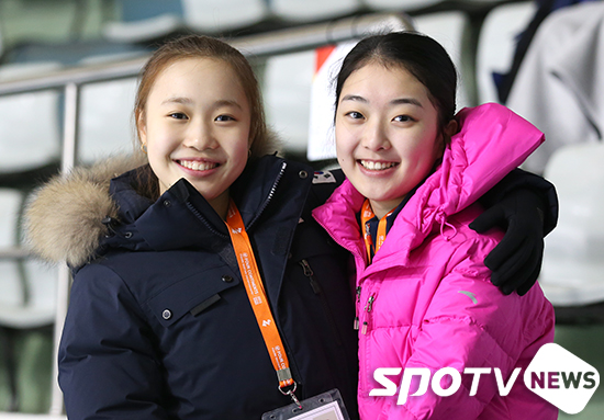 [포토S] 박소연-리지준 '김연아-마오 같은 우정 나눠요'
