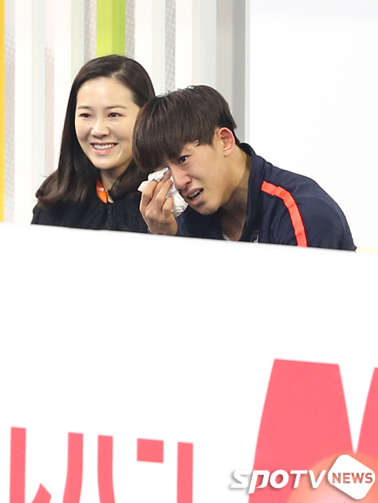 [포토S] 김진서 '최선을 다한 연기에 눈물 펑펑'
