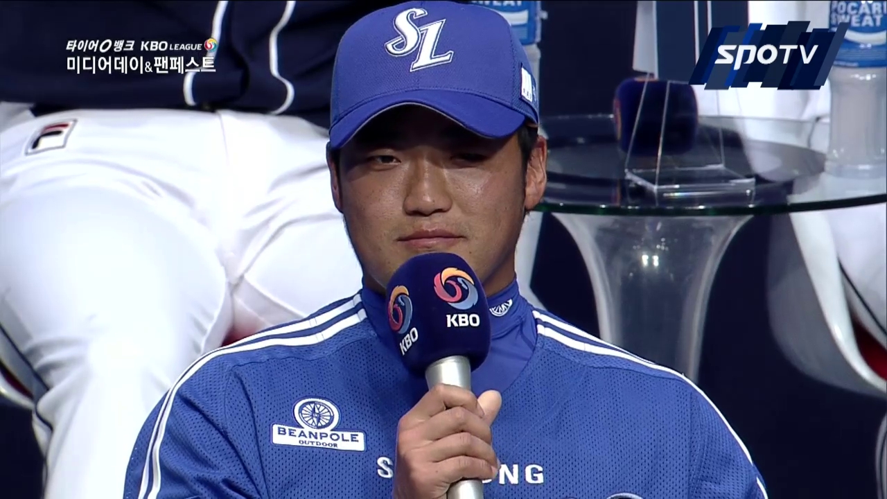 [KBO 미디어데이] '입담꾼' 박석민 "우승하면 속옷만 입고 춤출 것"