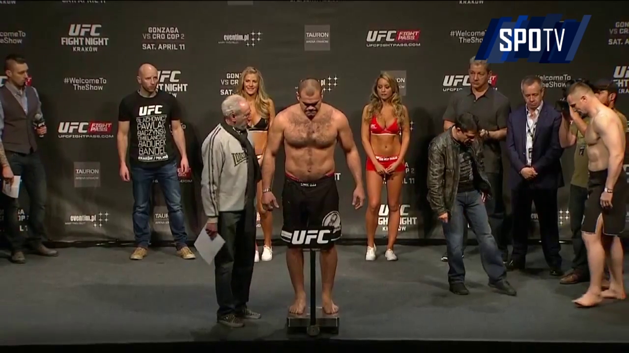 [UFC 영상] 돌아온 크로캅, 계체통과…곤자가와 10kg차
