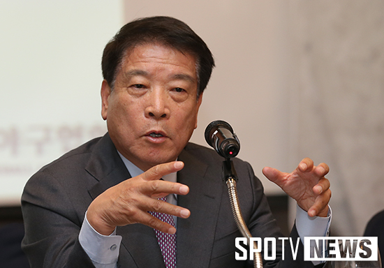 [포토S] 박상희 회장 'KBO와 통합을 목표로'