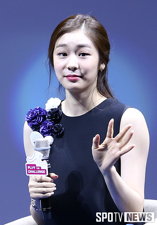 [포토S] 김연아 '너무 많은 청중에 어리둥절'