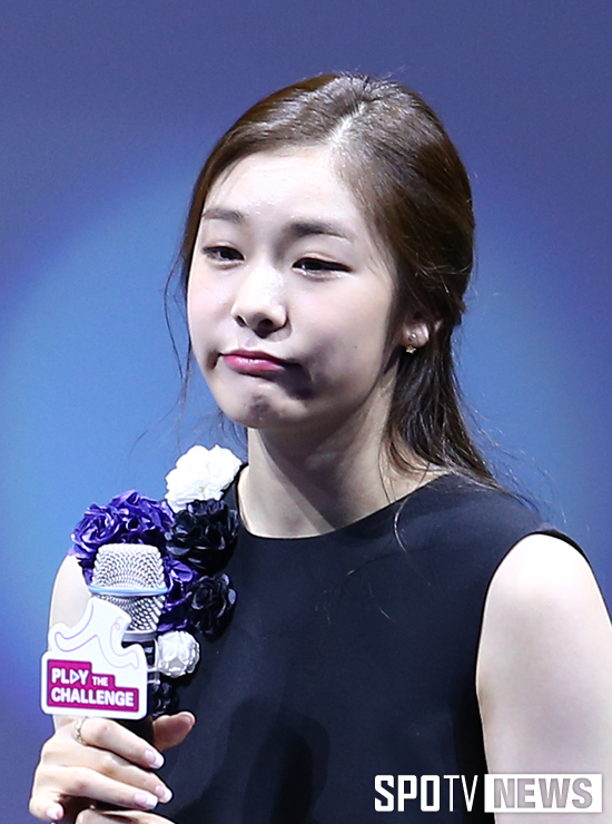 [포토S] 김연아 '무의식중에 나오는 귀여운 표정'
