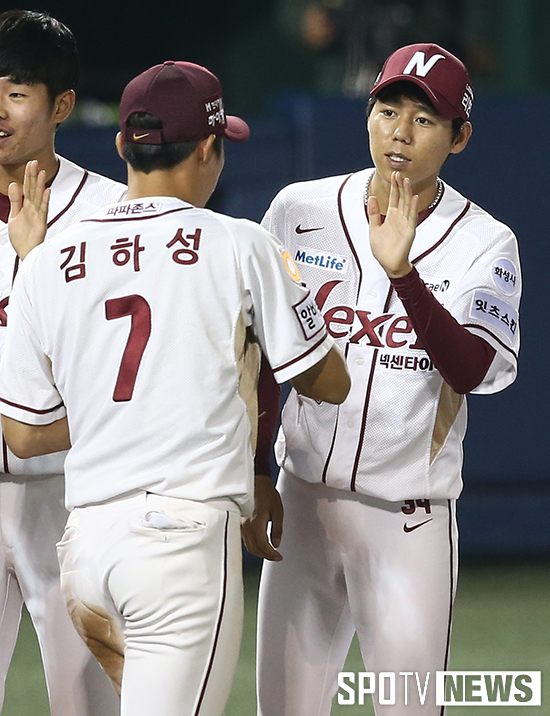 [포토S] 하영민 '김하성, 고마워'
