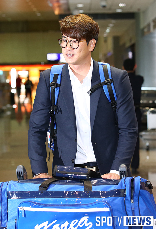 [포토S] 대만 도착한 김광현
