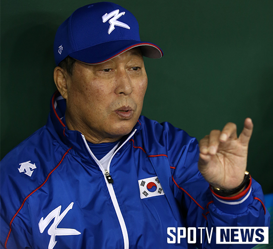 [포토S] 김인식 감독 '작은 차이가 승리를 만든다'
