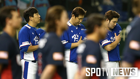 [포토S] 자랑스러운 태극기 앞에