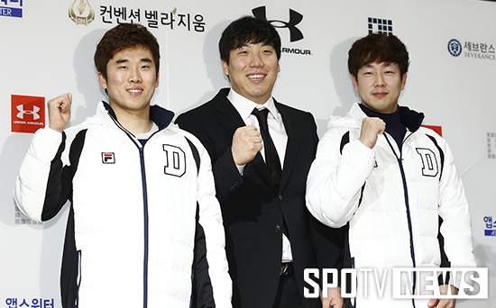 [포토S] '김현수를 위해 파이팅'