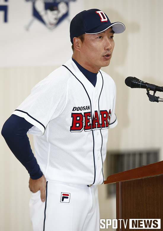 [포토S] 정재훈 '친정으로 복귀했습니다'