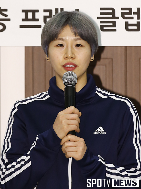 [포토S] 각오 밝히고 있는 권한나