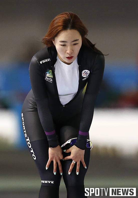 [포토S] 이상화 '레이스 마치고'
