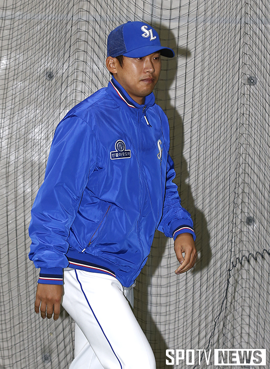 [포토S] 사과 위해 모습 보인 삼성 윤성환