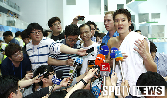[포토S] 박태환 "기회만 준다면 자신 있어요"