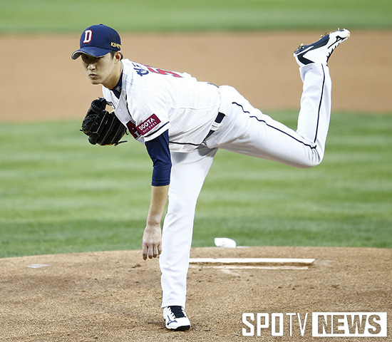 [포토S] 허준혁 '올 시즌 첫 선발 등판'