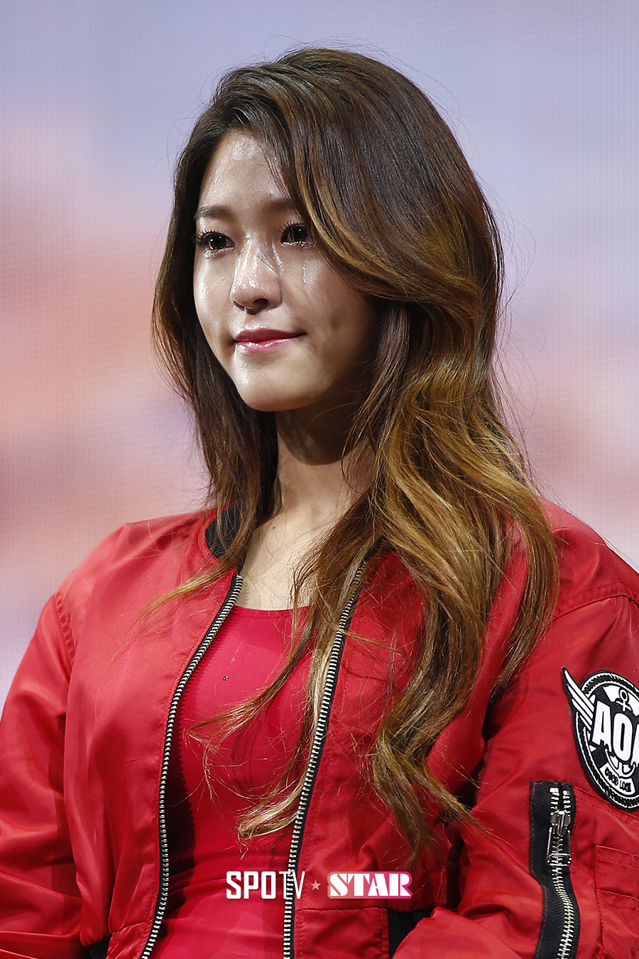 [포토S] AOA 설현 '얼굴 뒤덮은 눈물'