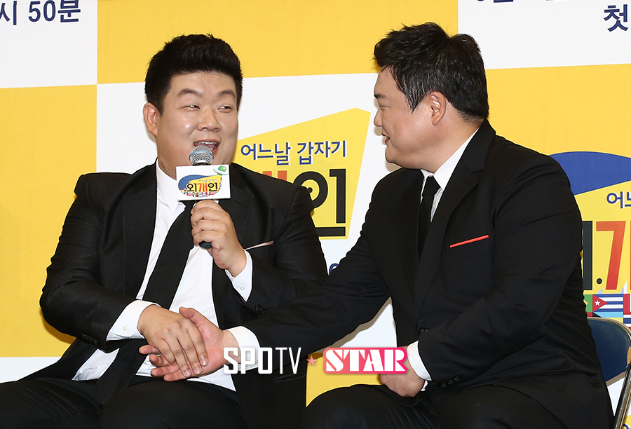 [포토S] 유민상-김준현 '상생과 화합으로'