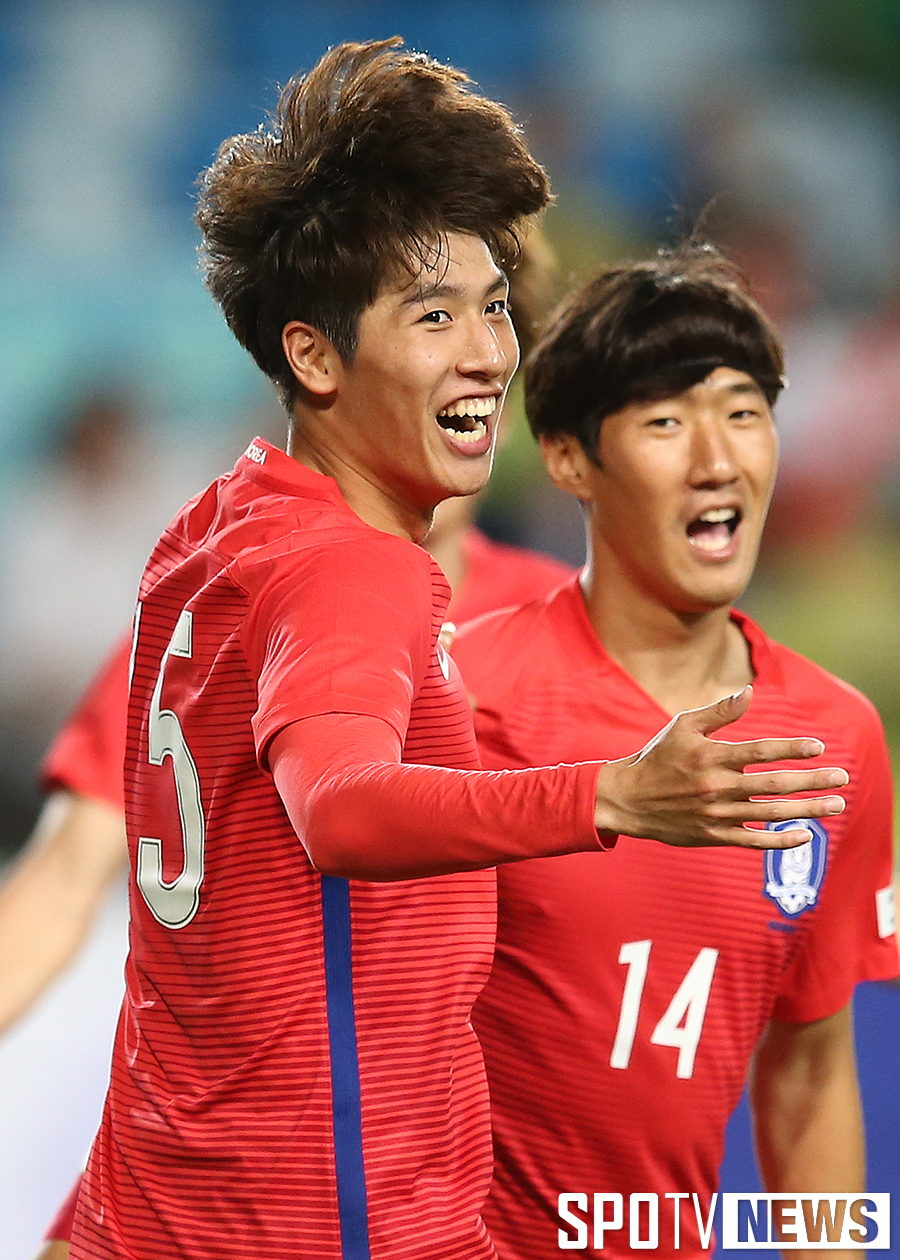 [포토S] 최규백 '결승 골 넣고 환호'