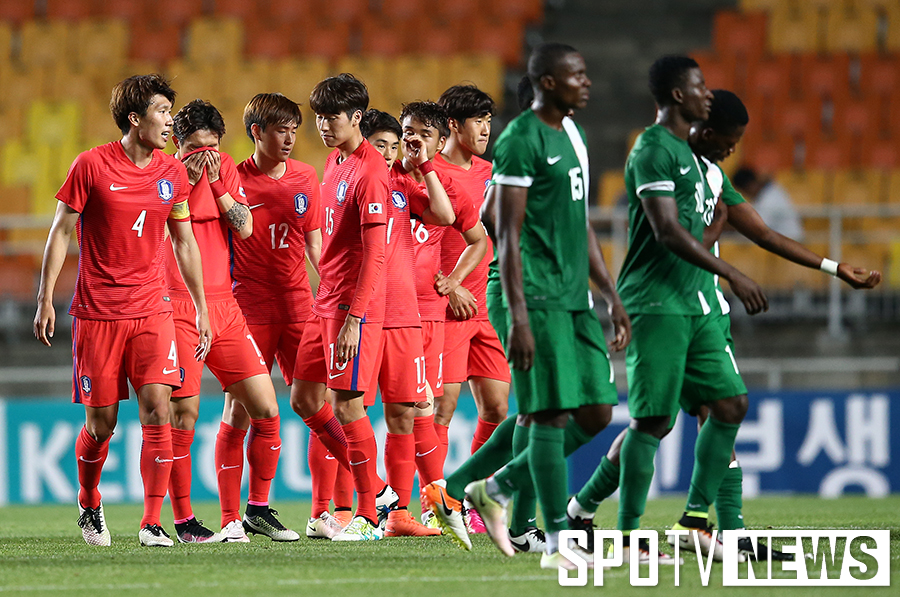 [포토S] ‘최규백 결승골’ 한국, 나이지리아에 1-0 승