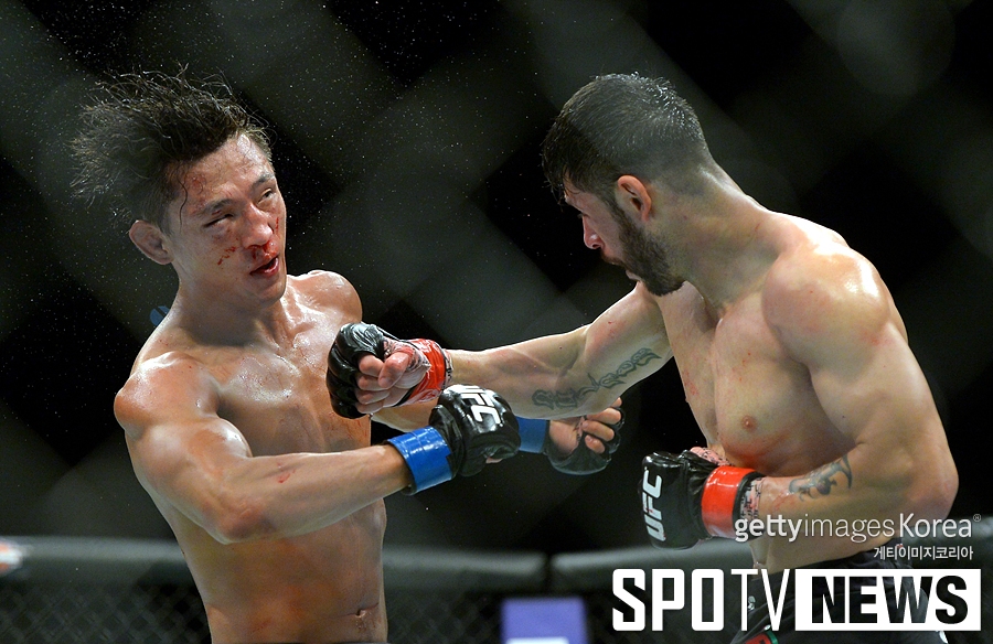 [UFC 199] 김동현, 펀치 맞아도 눈빛은 여전해