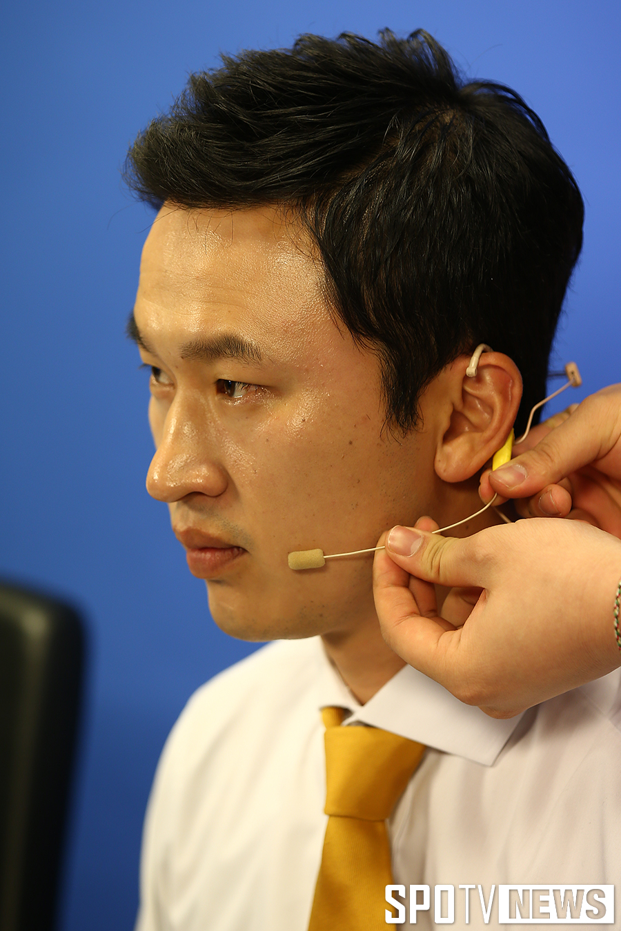 [포토S] 김승현 '농구공이 아닌 마이크 준비'