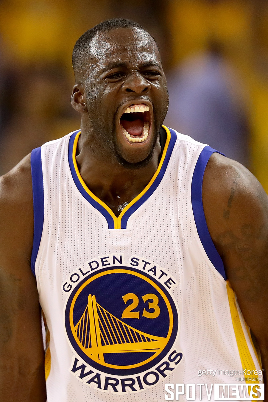 [NBA 파이널2] 드레이먼드 그린 '짜릿한 포효'