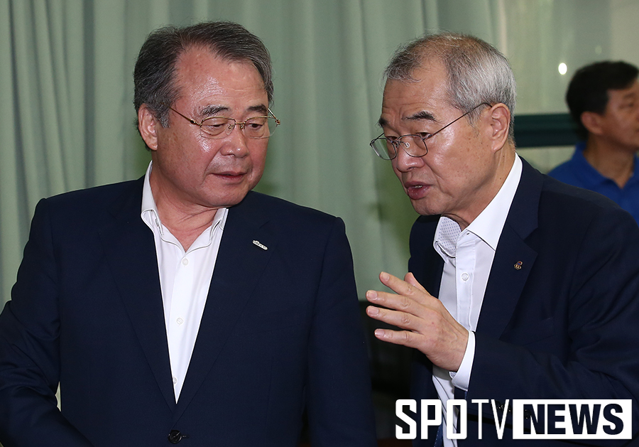 [포토S] 강영중 회장과 조영호 사무총장