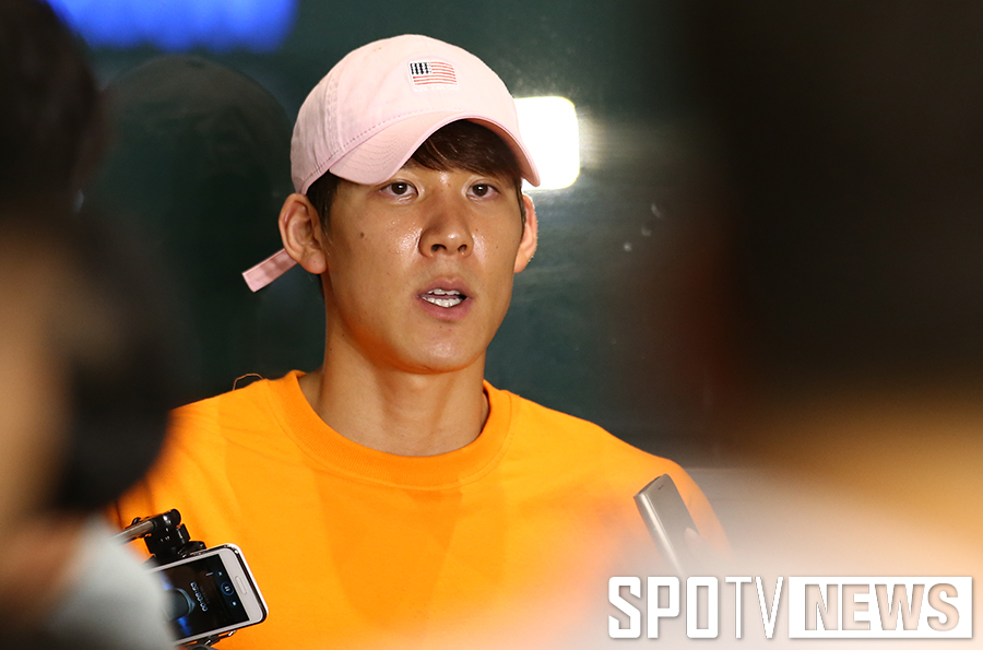 [포토S] 박태환 "열심히 하는게 보답"