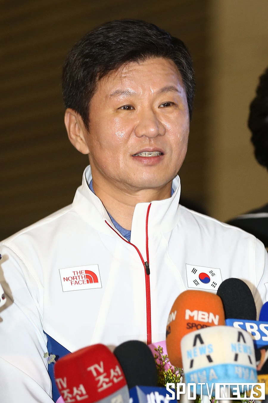 [포토S] 정몽규 선수 단장 '좋은 결과 가지고 오겠다'