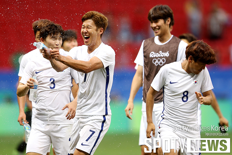 [리우] 손흥민 '더위 날리는 한국축구'