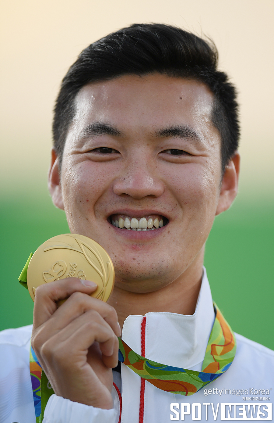 [리우] 구본찬, 금메달 미소