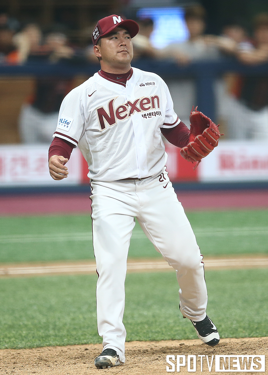[포토S] 마정길 '승리 지켜냈다'