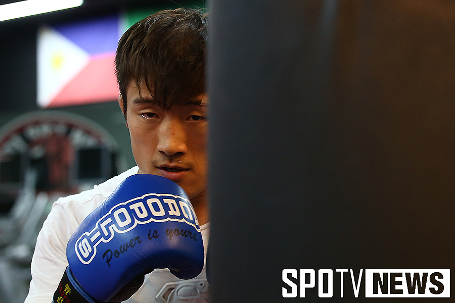 [포토S] UFC 방태현 '훈련을 실전처럼'