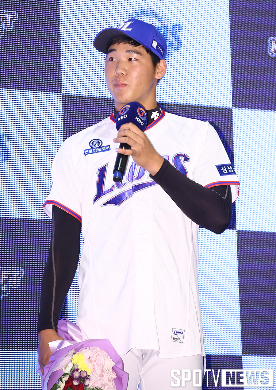 [포토S] 장지훈 '삼성의 기둥이 될게요'