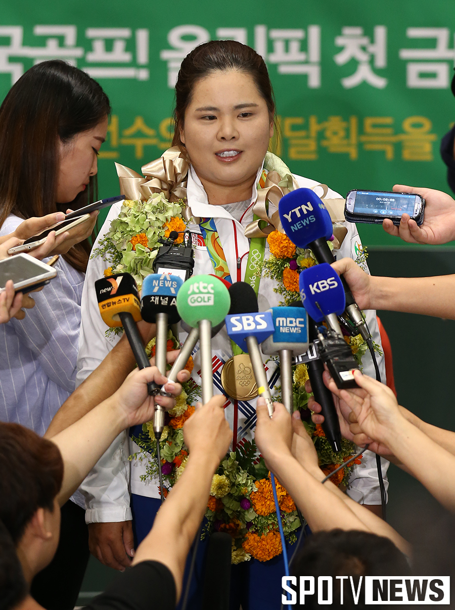 [포토S] 박인비 "올림픽 2연패를 좋은 목표 될 것"