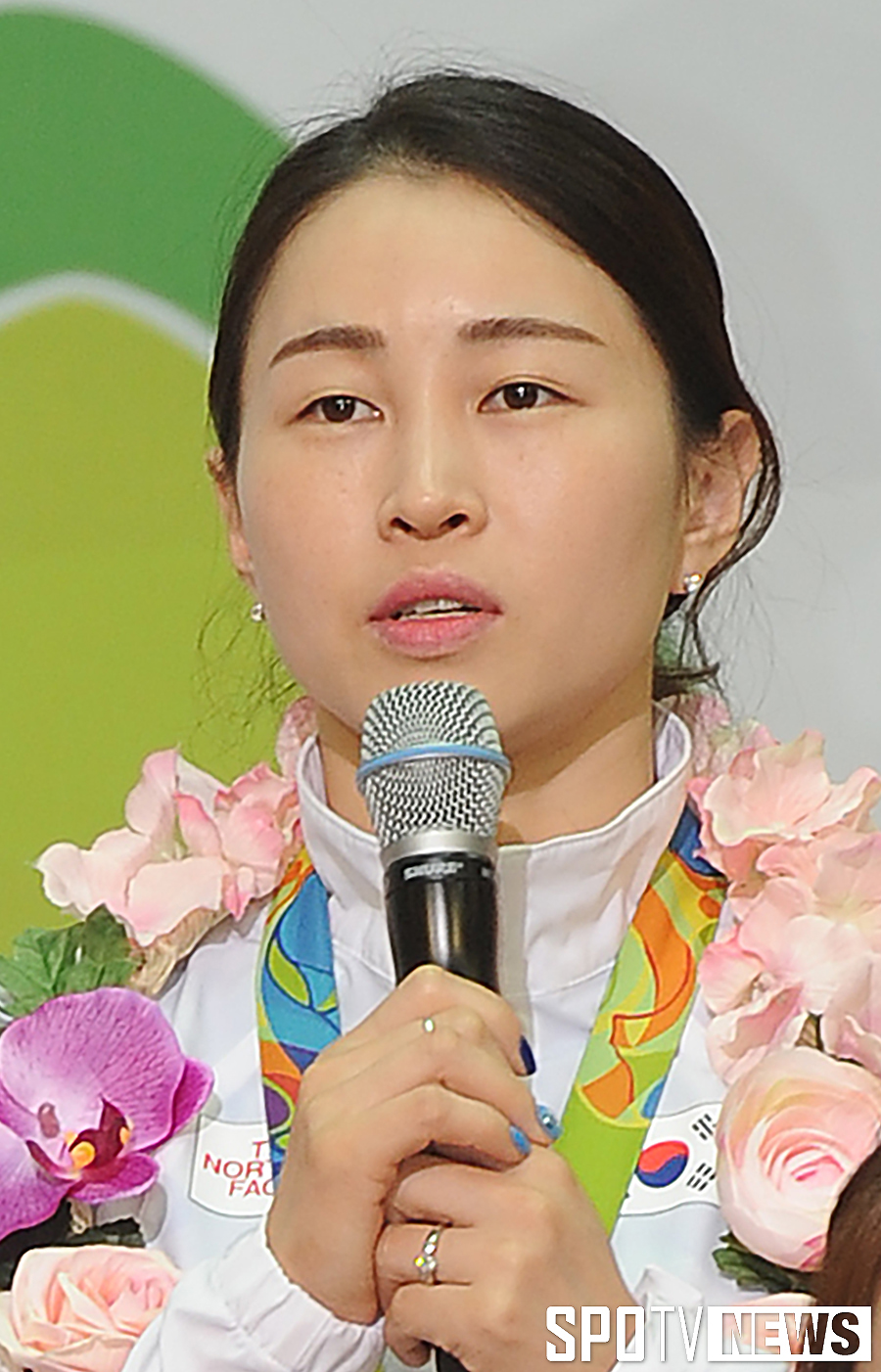 [포토S] 역도 윤진희 "아이들 빨리 보고 싶어요'