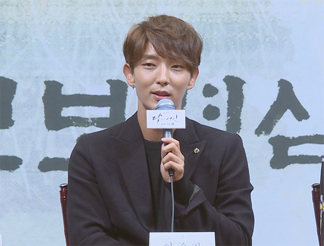 [영상] 이준기 "난 황자 역할의 마지노선 나이" 셀프 디스