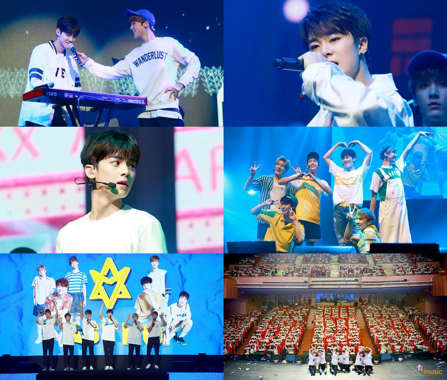 아스트로, 신인 우려 씻는 뜨거웠던 2시간 '미니 라이브 성료'