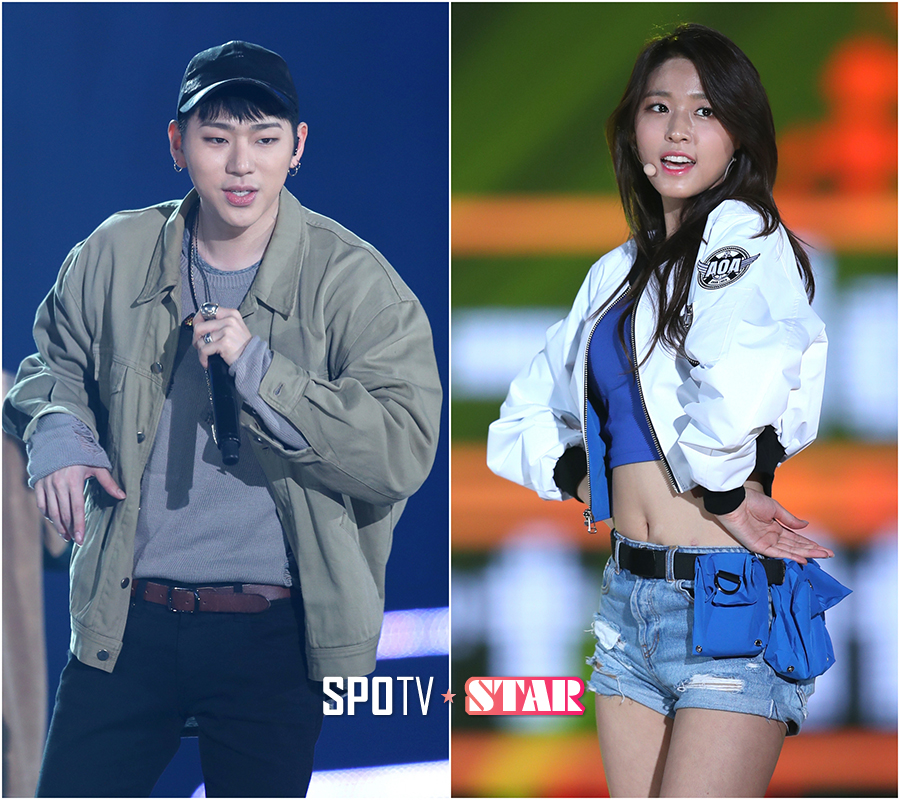 [포토S] 지코-설현, 한 무대에 선 뜨거운 커플