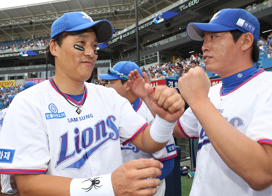 [포토S] 600홈런 축하 받은 이승엽