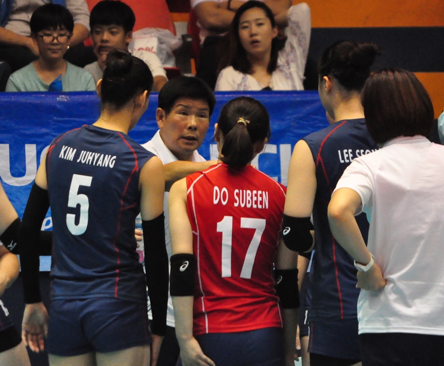 [AVC컵] 한국, 일본에 완패…조별 리그 3패 마감
