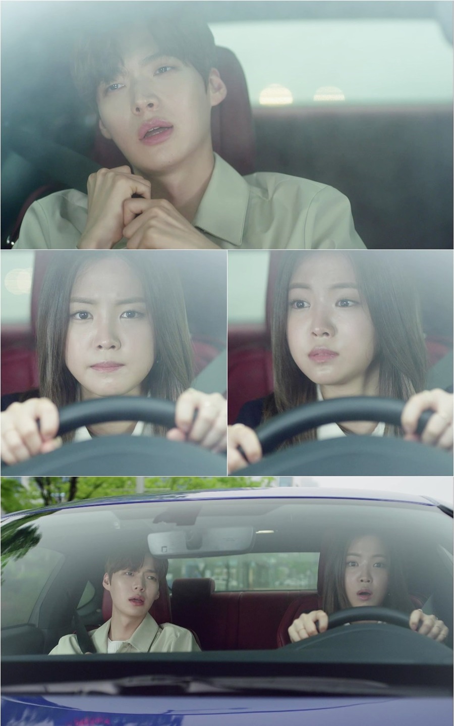 '신네기' 안재현-손나은, 무사히 도착하겠지? '목숨 건 자동차 데이트'