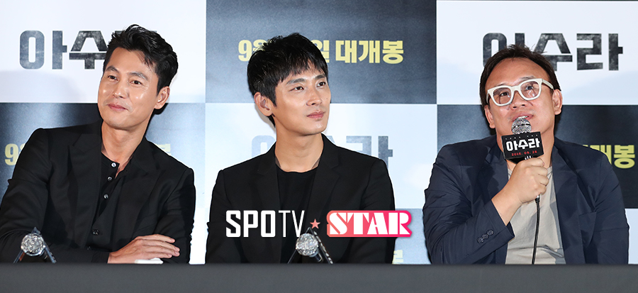[포토S] 김성수 감독, "정우성 얼굴 더 망가트리지 못해 아쉽다"