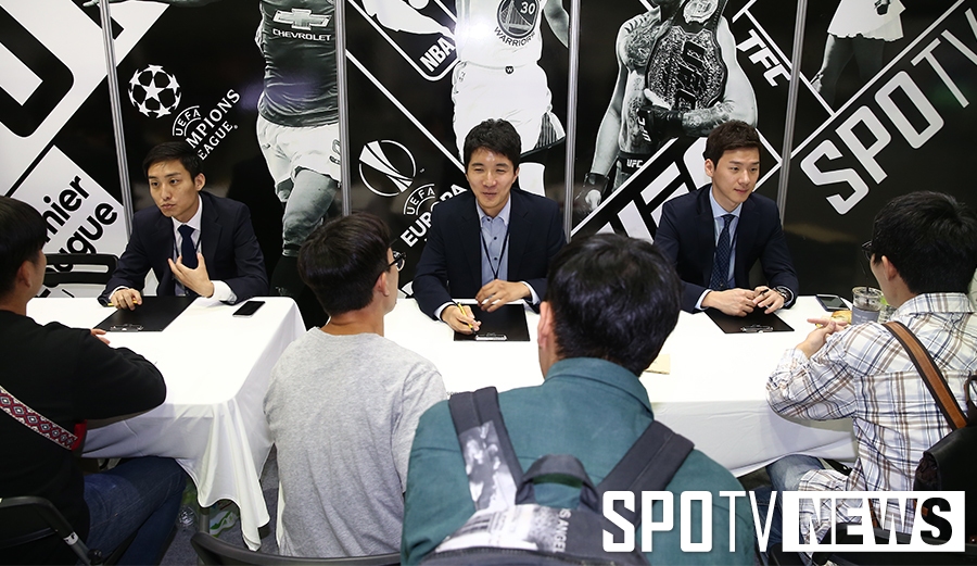 [포토S] 스포츠산업 잡페어 2016, 방송인을 꿈꾸며