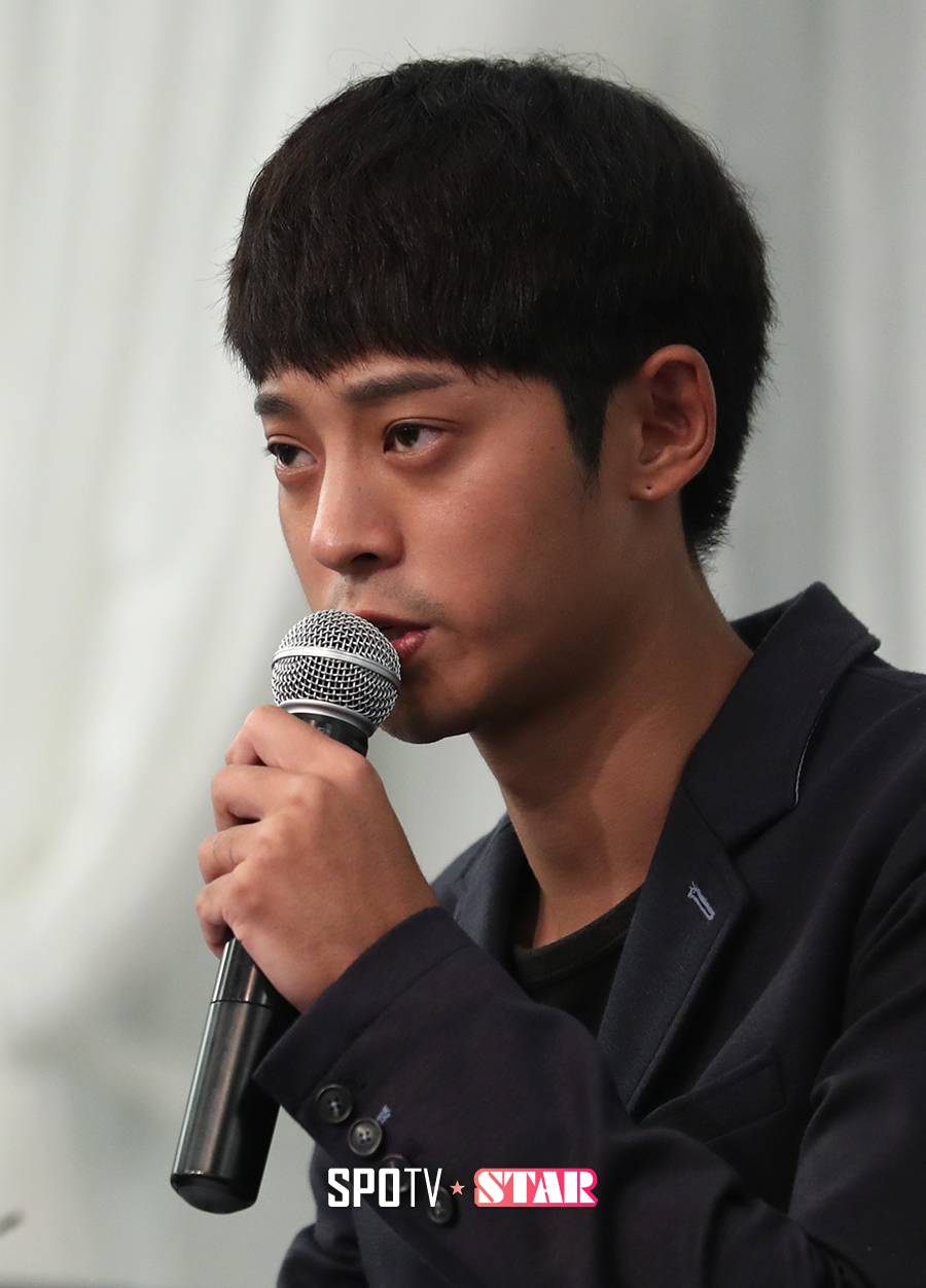 [포토S] 정준영, "지켜야 할 선을 넘은 것에 사과" (기자회견)