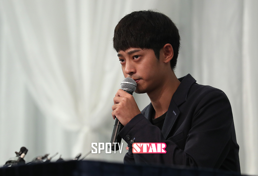 [포토S] 정준영, "깊이 후회하고 있다" (몰카 의혹 기자회견)