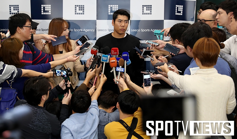 [포토S] 강정호, "빨리 쉬고 싶어요"
