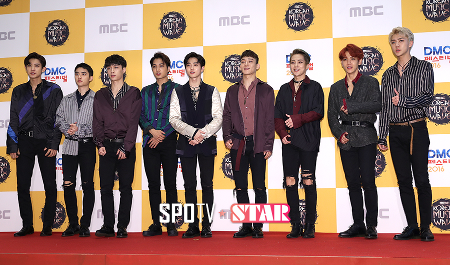 [포토S] 포즈 취하는 엑소