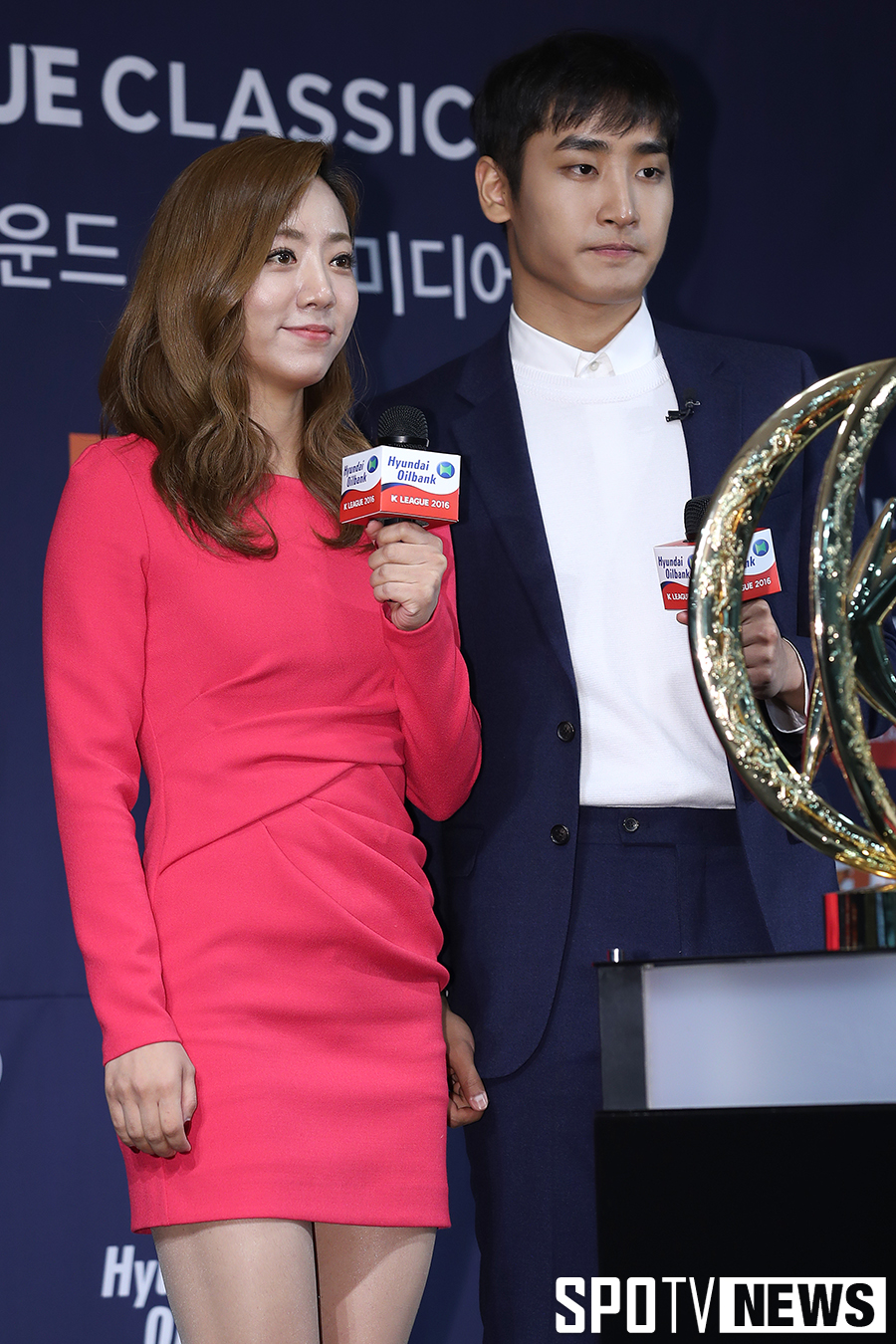 [포토S] 정순주 아나운서-박재정, '잘 어울리죠?'